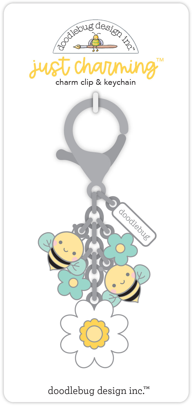 Doodlebug Design - Bee Happy Collection - bee happy just charming clip